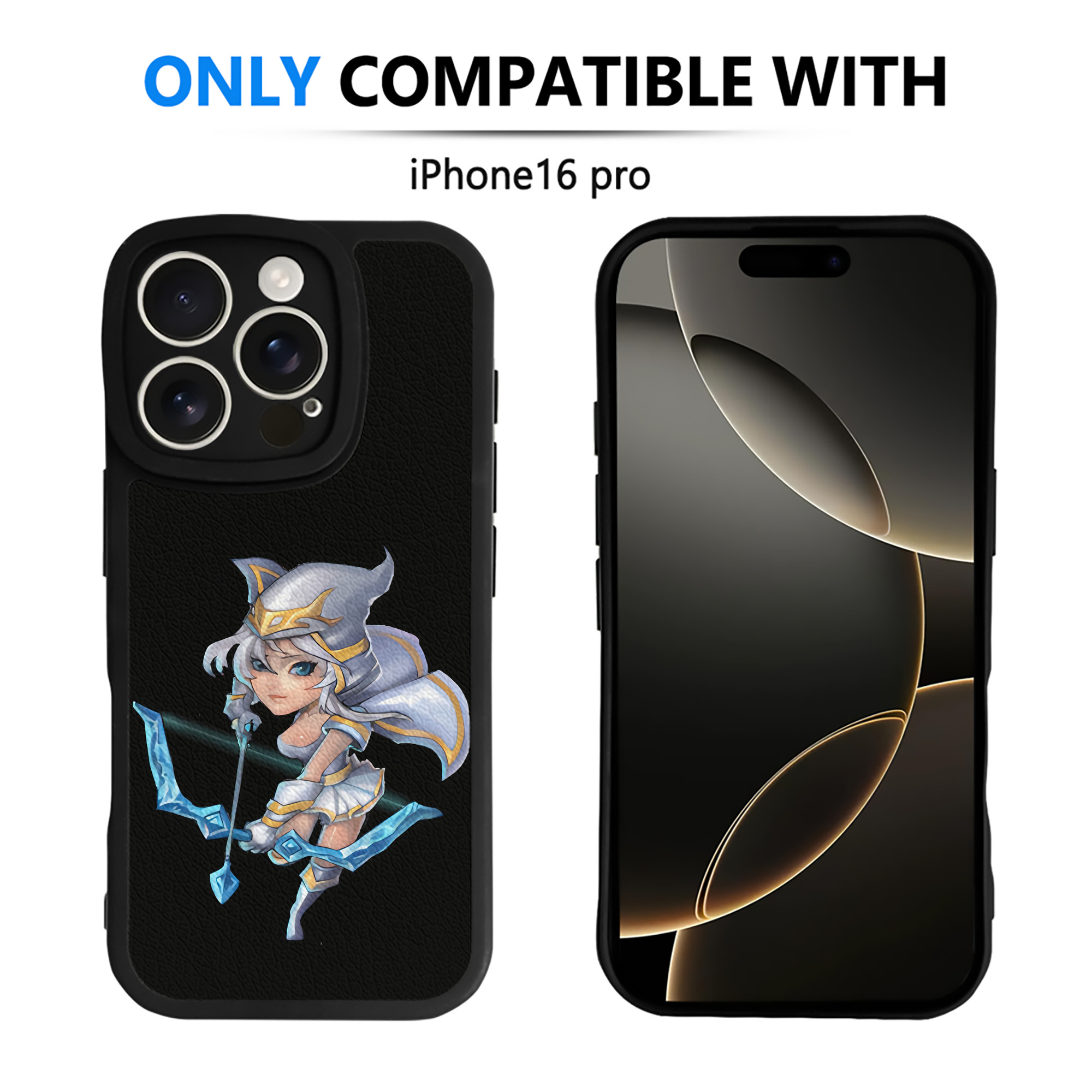 （画像用） リーグ・オブ・レジェンド League of Legends LOL 【iPhone 16シリーズ対応】シリコンスマホケース（レザー調） 材質：シリコン